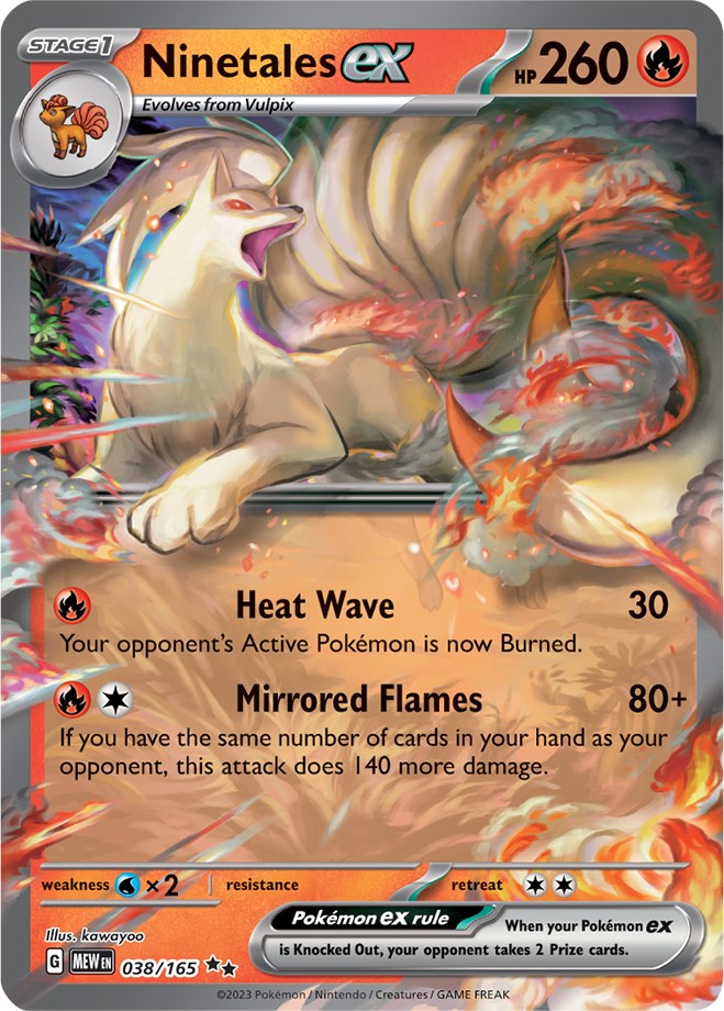 Ninetales ex (038/165) [Scarlet & Violet: 151] | All Aboard Games