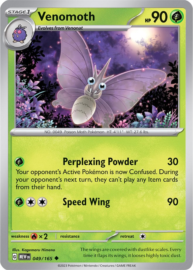 Venomoth (049/165) [Scarlet & Violet: 151] | All Aboard Games