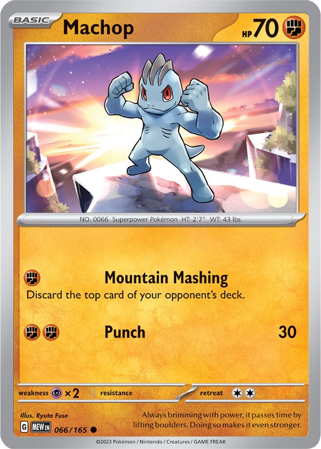 Machop (066/165) [Scarlet & Violet: 151] | All Aboard Games