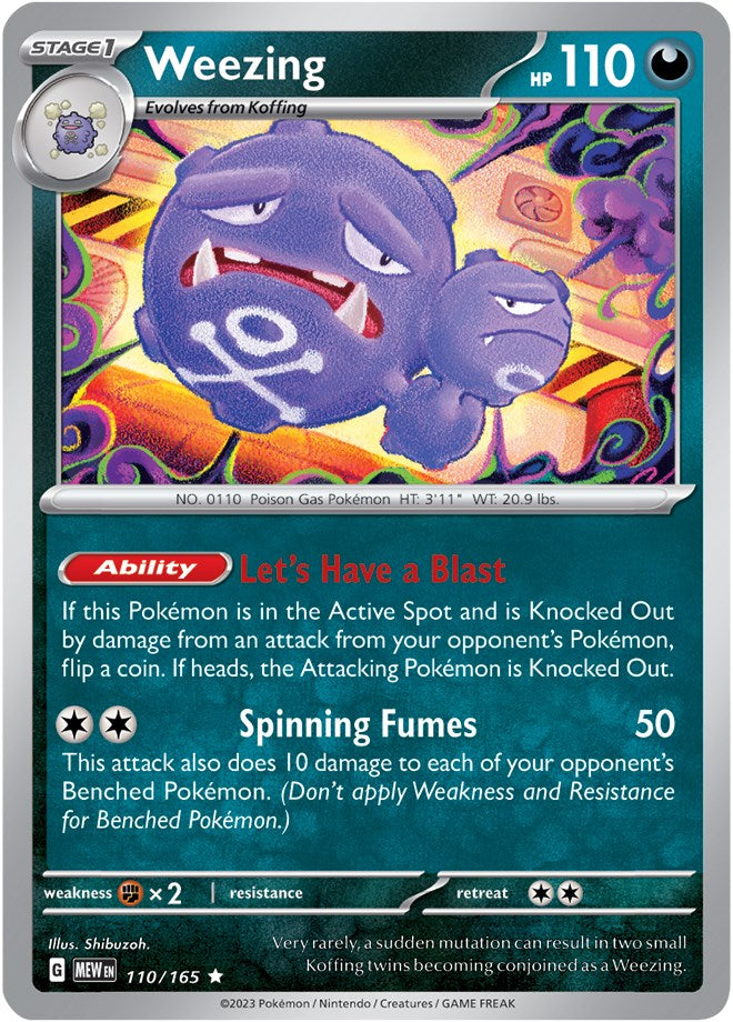 Weezing (110/165) [Scarlet & Violet: 151] | All Aboard Games