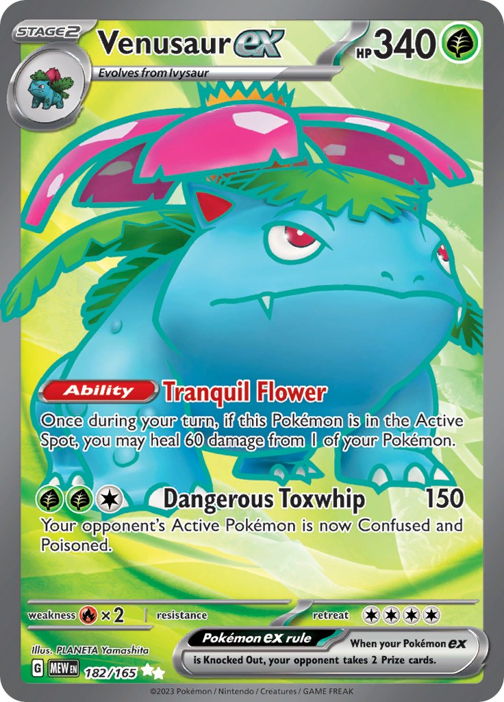 Venusaur ex (182/165) [Scarlet & Violet: 151] | All Aboard Games