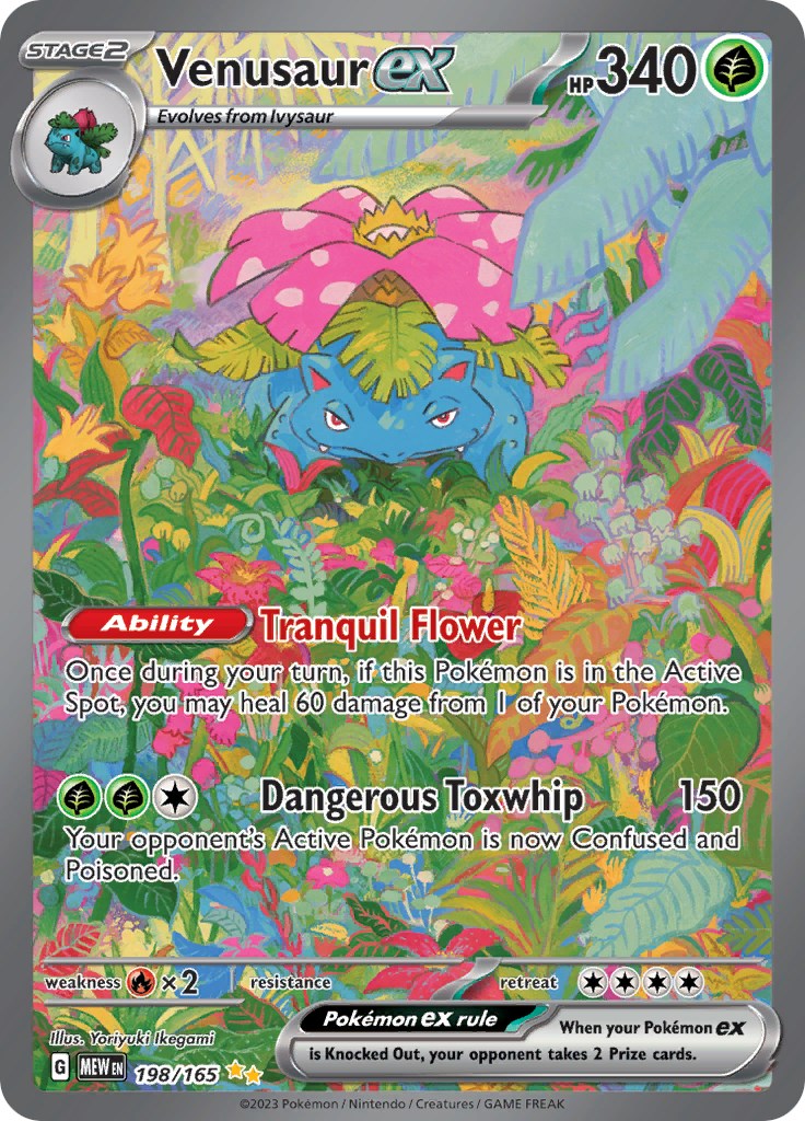 Venusaur ex (198/165) [Scarlet & Violet: 151] | All Aboard Games