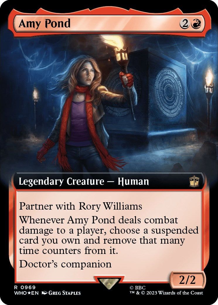 Amy Pond (Extended Art) (Surge Foil) [Doctor Who] | All Aboard Games