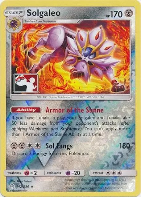 Solgaleo (142/236) [League & Championship Cards] | All Aboard Games