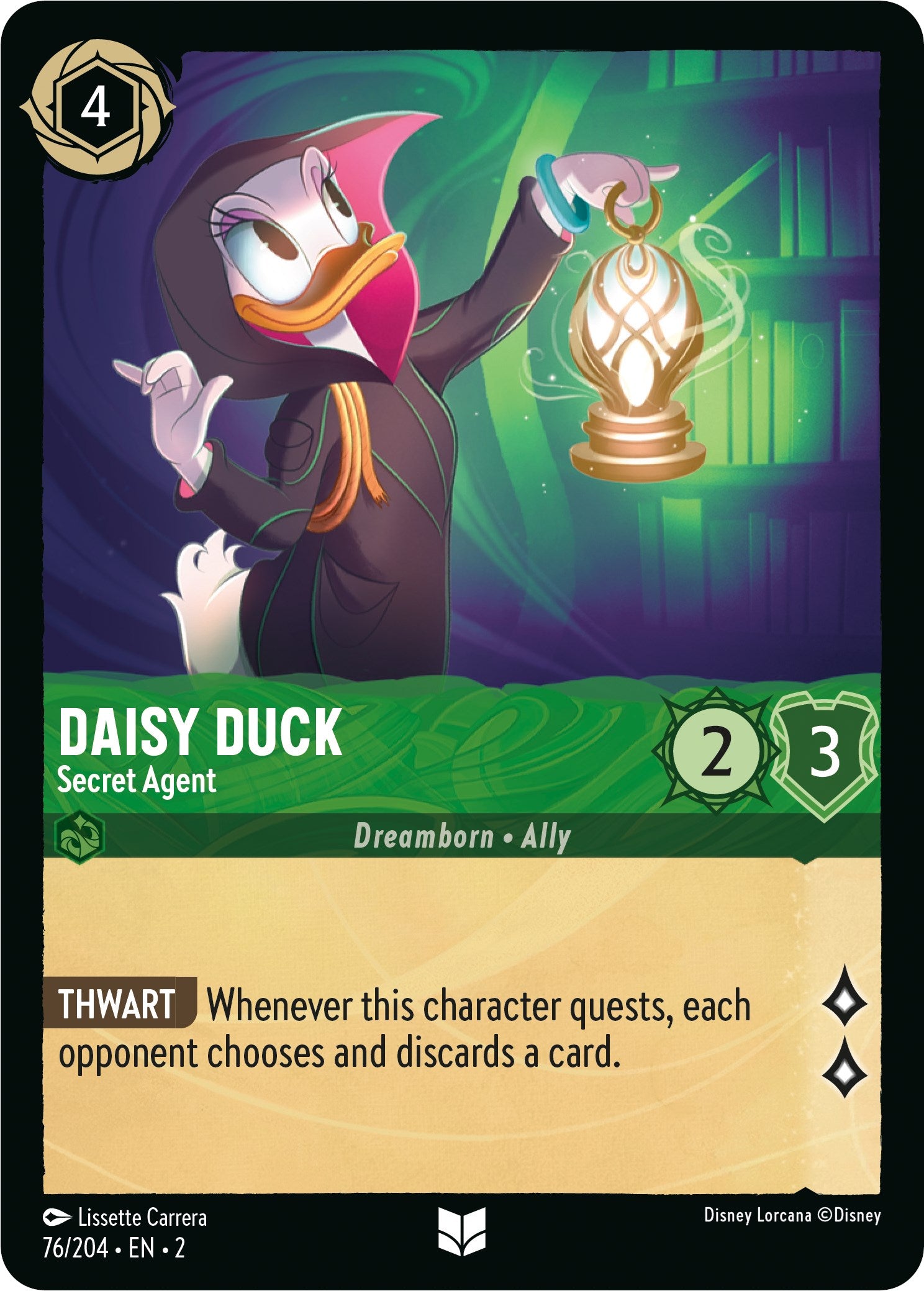 Daisy Duck - Secret Agent (76/204) [Rise of the Floodborn] | All Aboard Games