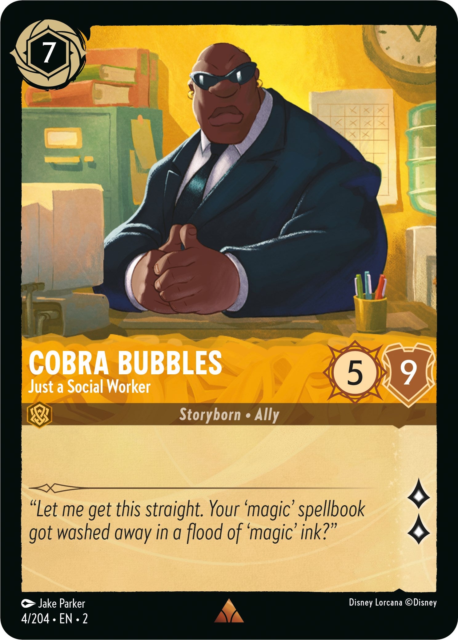 Cobra Bubbles - Just a Social Worker (4/204) [Rise of the Floodborn] | All Aboard Games