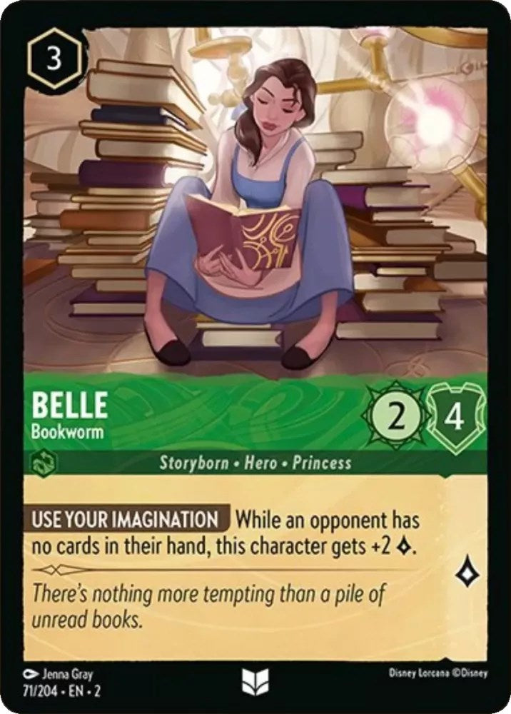 Belle - Bookworm (71/204) [Rise of the Floodborn] | All Aboard Games