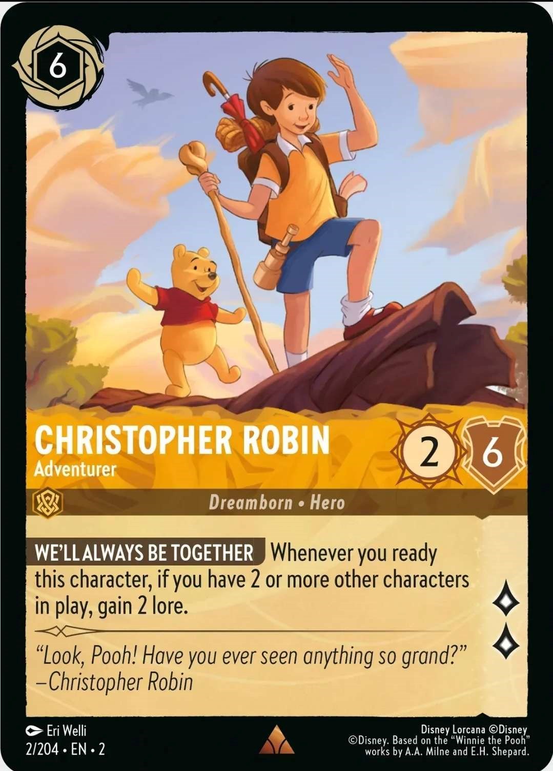 Christopher Robin - Adventurer (2/204) [Rise of the Floodborn] | All Aboard Games