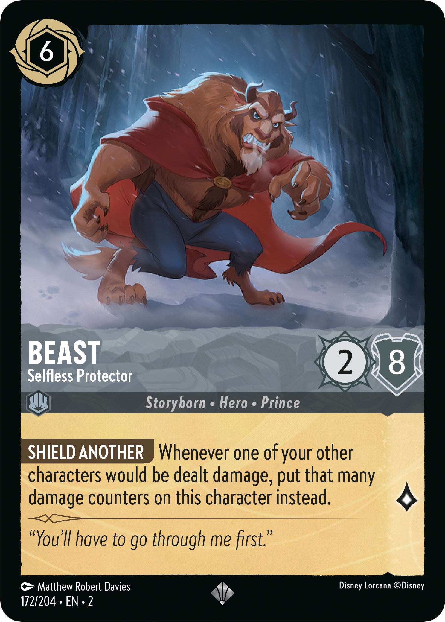 Beast - Selfless Protector (172/204) [Rise of the Floodborn] | All Aboard Games