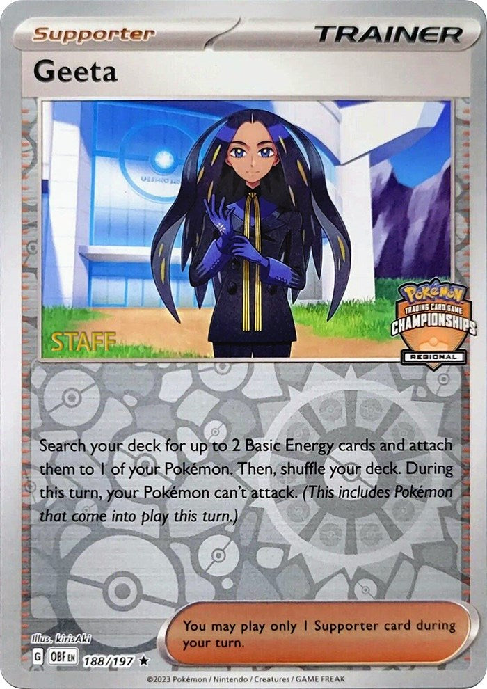 Geeta (188/197) (Staff Regional Championships) [League & Championship Cards] | All Aboard Games