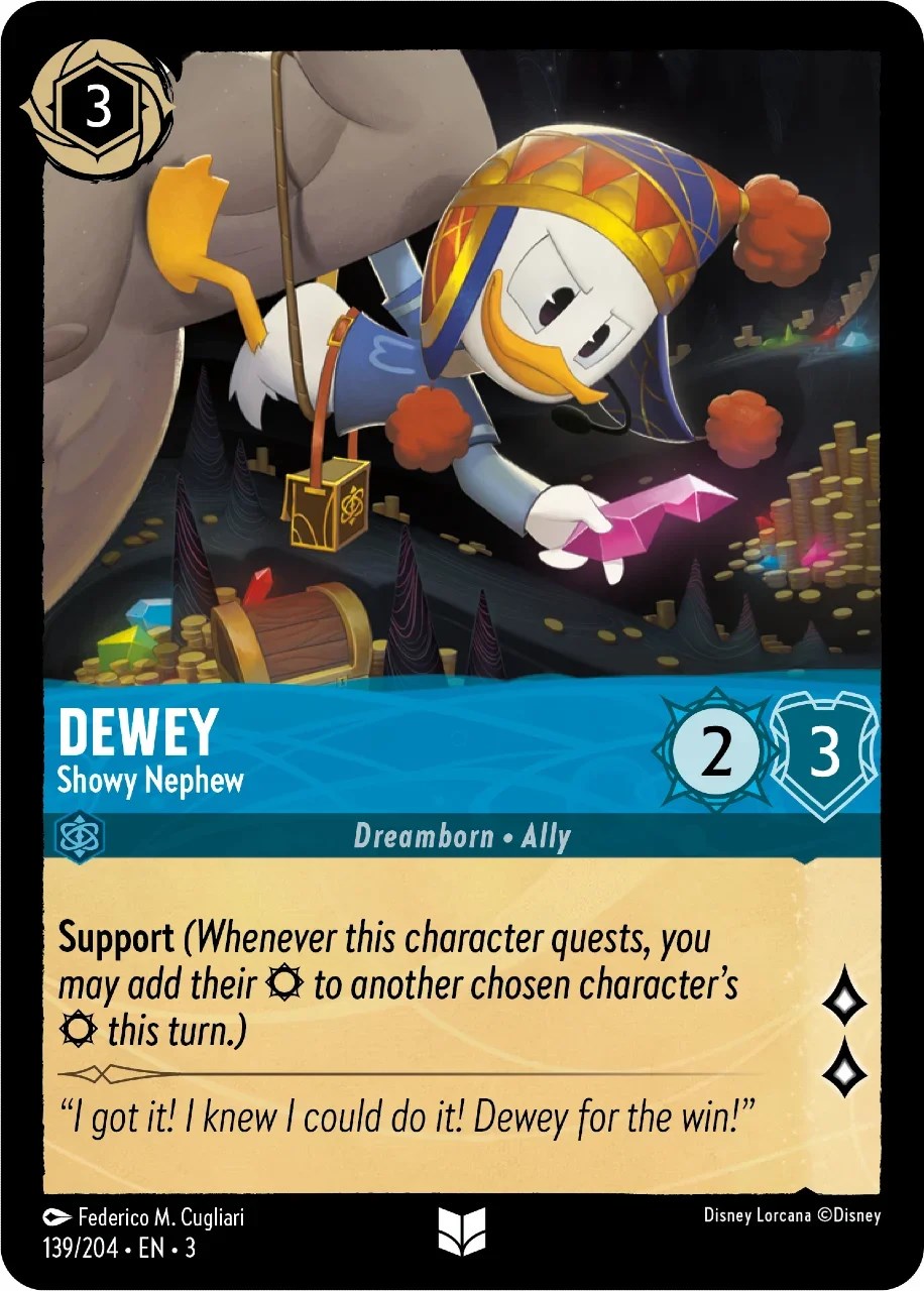 Dewey - Showy Nephew (139/204) [Into the Inklands] | All Aboard Games