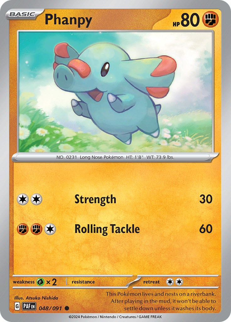 Phanpy (048/091) [Scarlet & Violet: Paldean Fates] | All Aboard Games