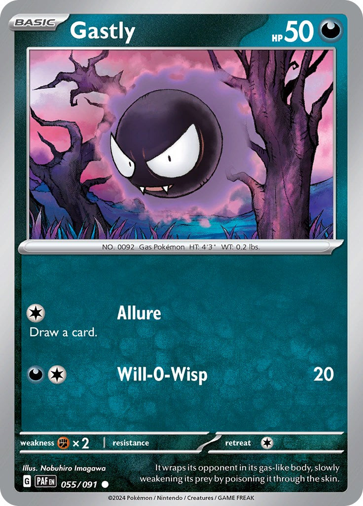 Gastly (055/091) [Scarlet & Violet: Paldean Fates] | All Aboard Games