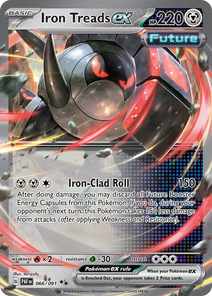 Iron Treads ex (066/091) [Scarlet & Violet: Paldean Fates] | All Aboard Games