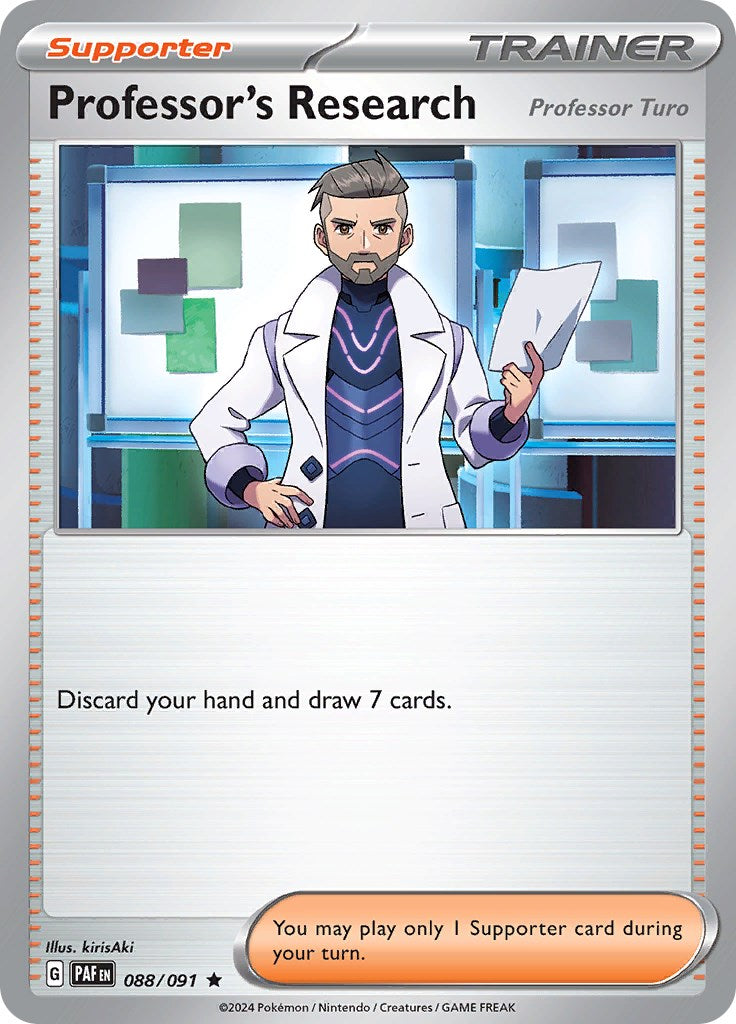 Professor's Research (088/091) [Scarlet & Violet: Paldean Fates] | All Aboard Games