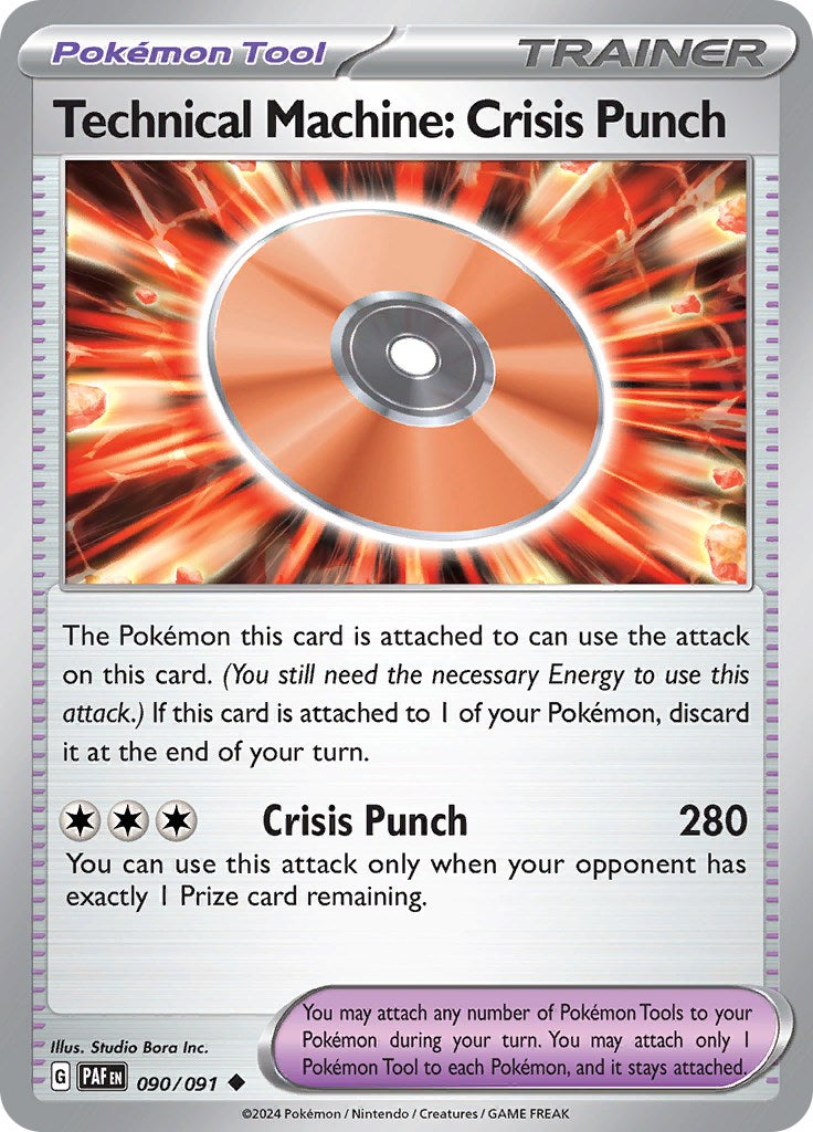 Technical Machine: Crisis Punch (090/091) [Scarlet & Violet: Paldean Fates] | All Aboard Games