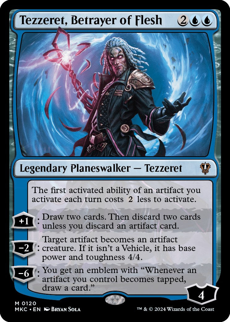 Tezzeret, Betrayer of Flesh [Murders at Karlov Manor Commander] | All Aboard Games