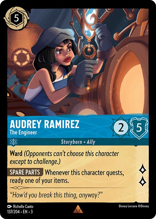 Audrey Ramirez - The Engineer (137/204) [Into the Inklands] | All Aboard Games