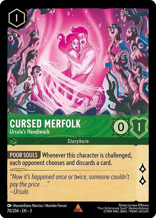 Cursed Merfolk - Ursula's Handiwork (70/204) [Into the Inklands] | All Aboard Games