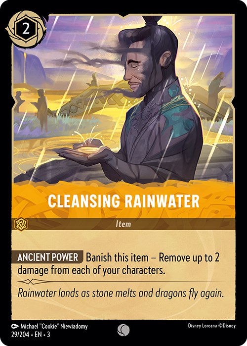 Cleansing Rainwater (29/204) [Into the Inklands] | All Aboard Games