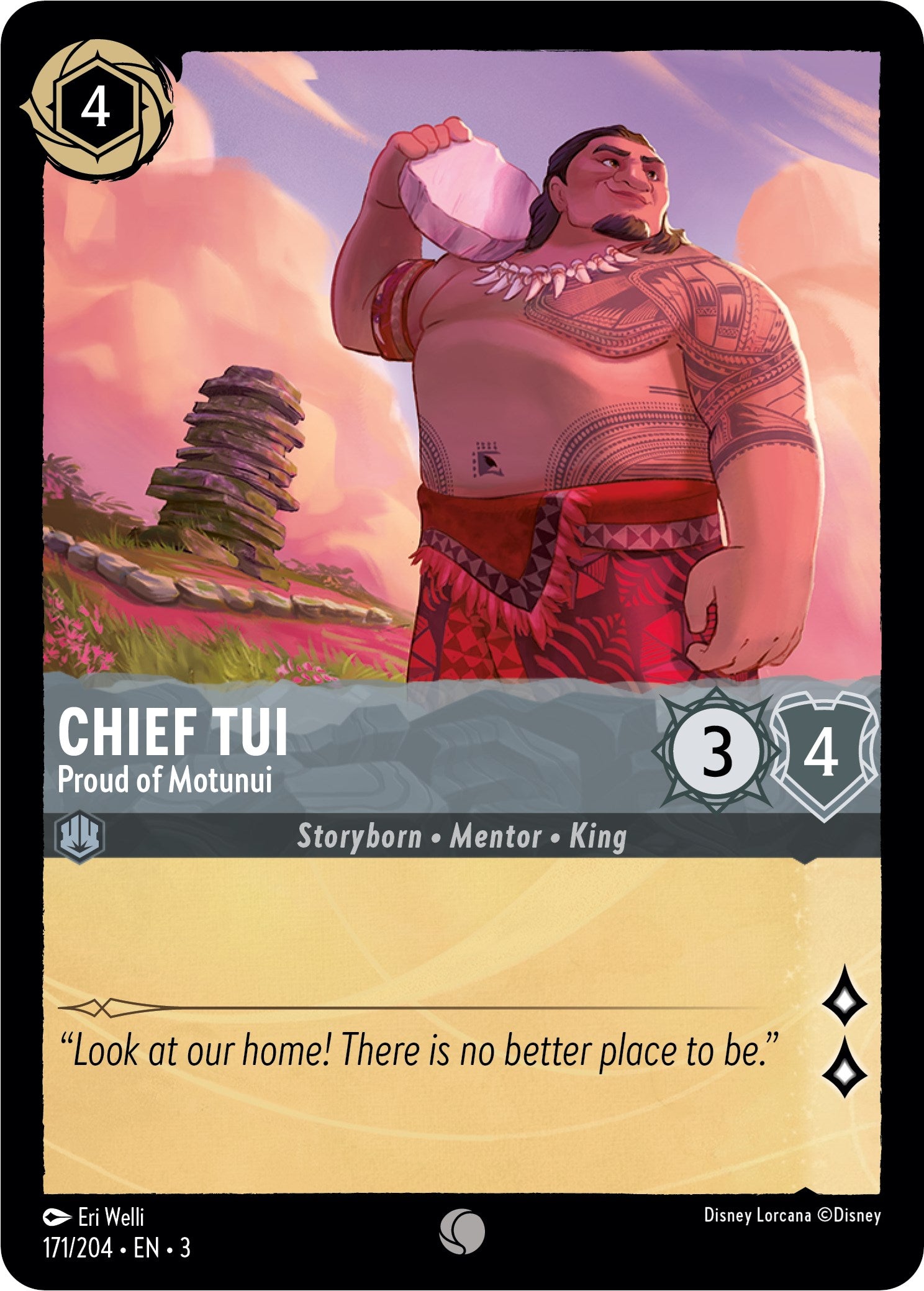 Chief Tui - Proud of Motunui (171/204) [Into the Inklands] | All Aboard Games