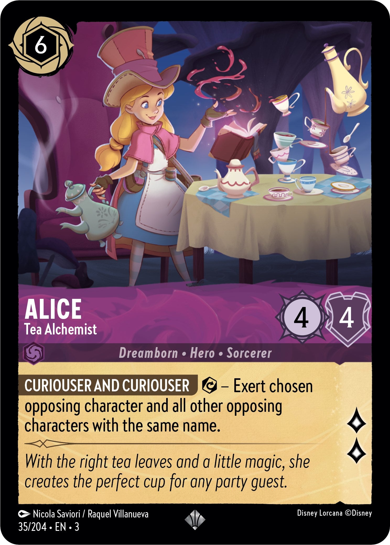 Alice - Tea Alchemist (35/204) [Into the Inklands] | All Aboard Games