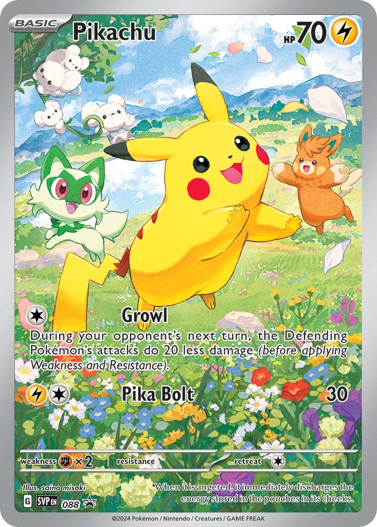 Pikachu (088) [Scarlet & Violet: Black Star Promos] | All Aboard Games