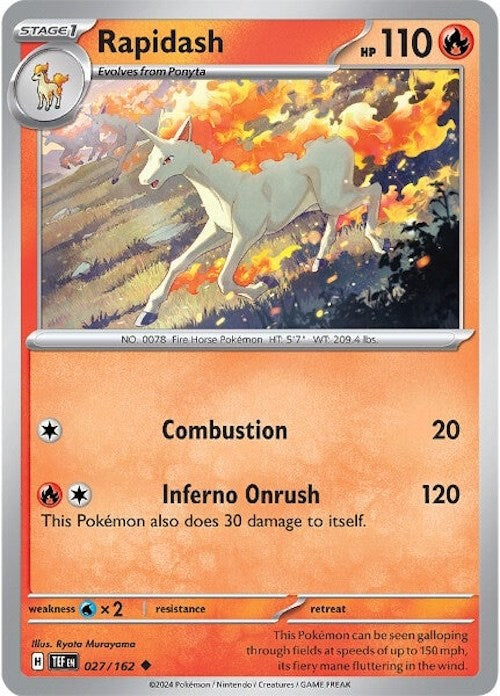 Rapidash (027/162) [Scarlet & Violet: Temporal Forces] | All Aboard Games