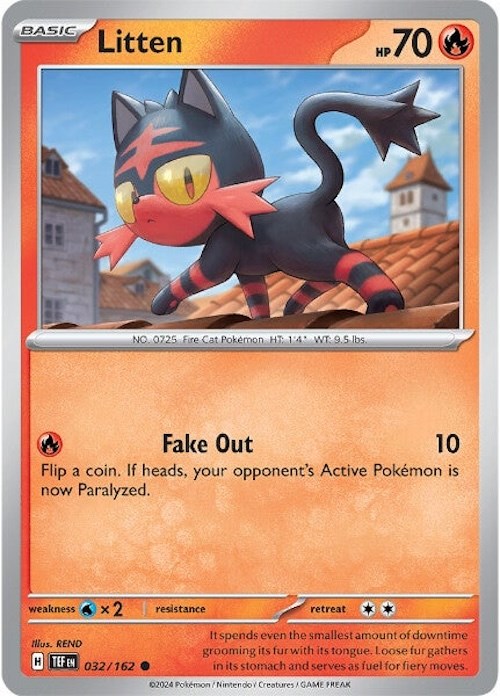 Litten (032/162) [Scarlet & Violet: Temporal Forces] | All Aboard Games