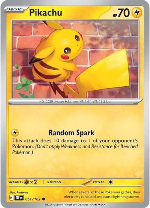 Pikachu (051/162) [Scarlet & Violet: Temporal Forces] | All Aboard Games