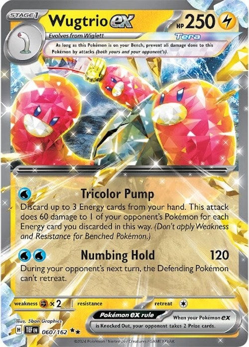 Wugtrio ex (060/162) [Scarlet & Violet: Temporal Forces] | All Aboard Games