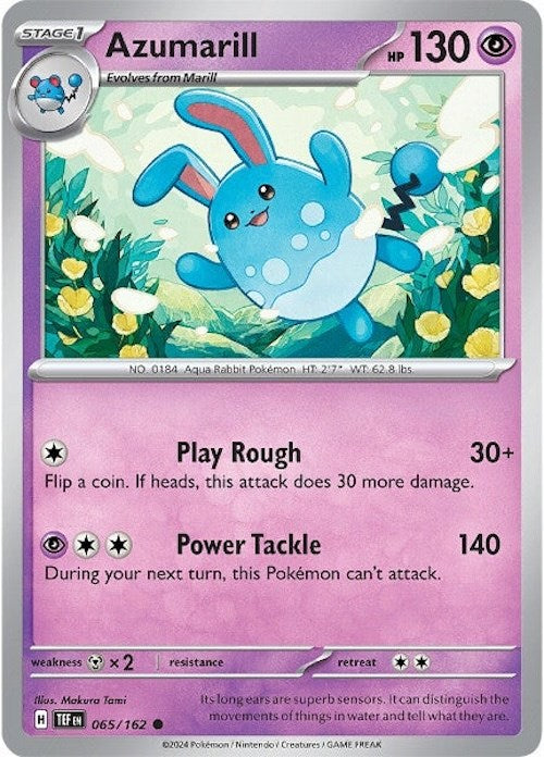 Azumarill (065/162) [Scarlet & Violet: Temporal Forces] | All Aboard Games