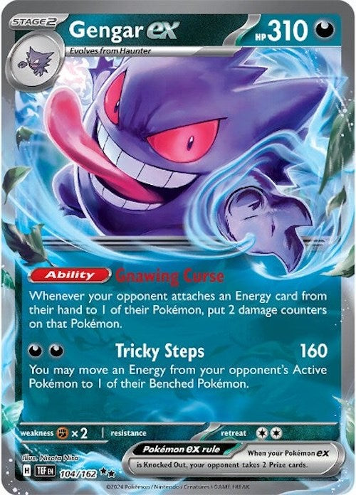 Gengar ex (104/162) [Scarlet & Violet: Temporal Forces] | All Aboard Games