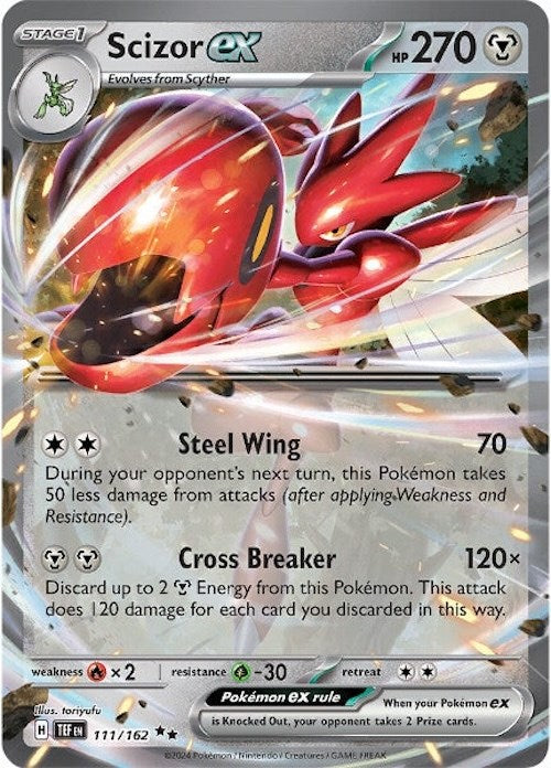 Scizor ex (111/162) [Scarlet & Violet: Temporal Forces] | All Aboard Games