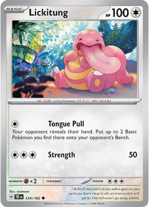 Lickitung (124/162) [Scarlet & Violet: Temporal Forces] | All Aboard Games