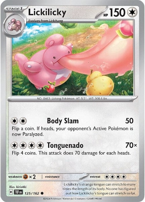 Lickilicky (125/162) [Scarlet & Violet: Temporal Forces] | All Aboard Games