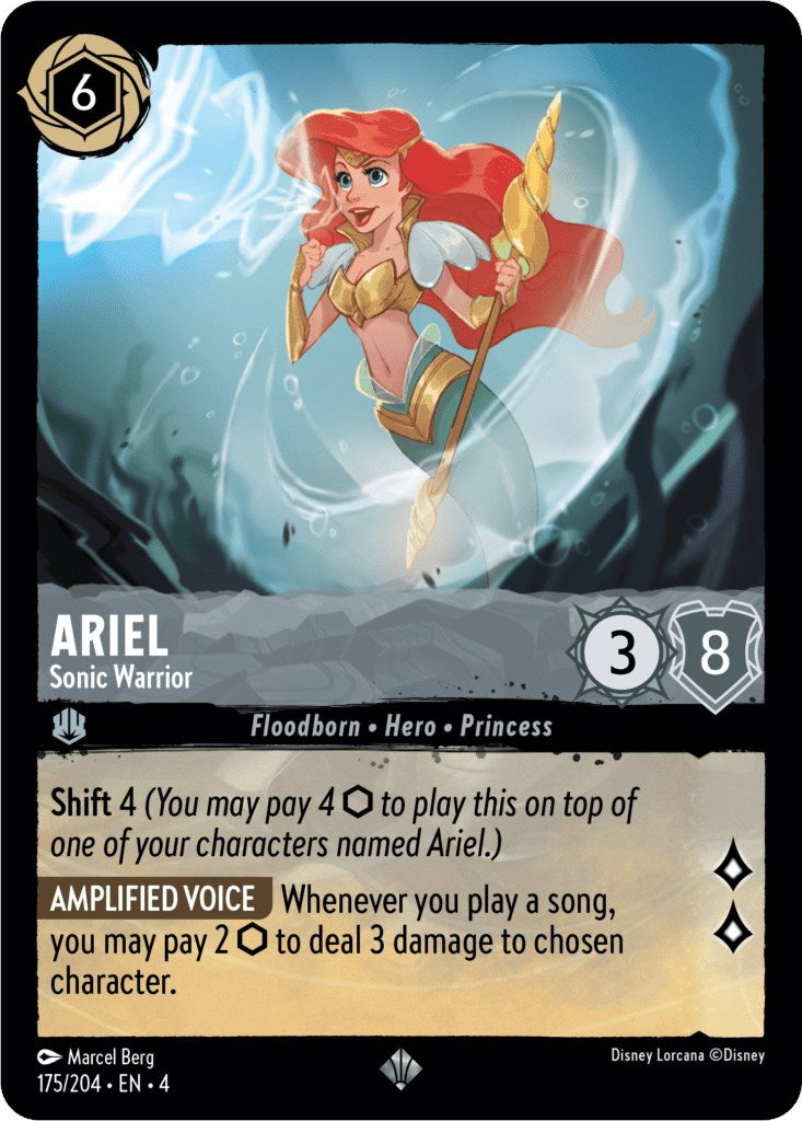 Ariel - Sonic Warrior (175/204) [Ursula's Return] | All Aboard Games