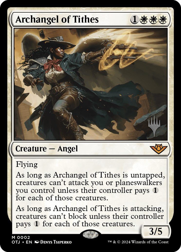 Archangel of Tithes (Promo Pack) [Outlaws of Thunder Junction Promos] | All Aboard Games