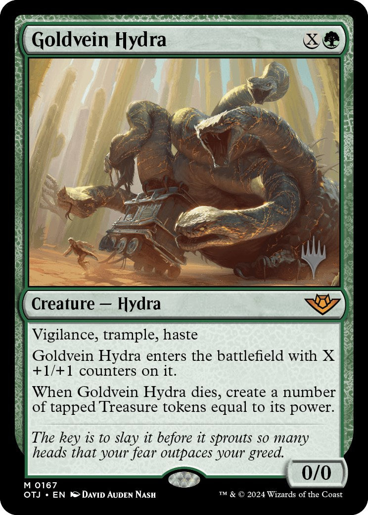 Goldvein Hydra (Promo Pack) [Outlaws of Thunder Junction Promos] | All Aboard Games