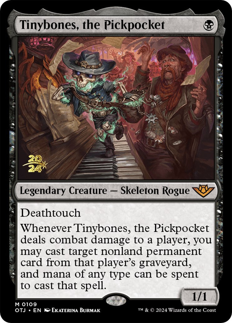 Tinybones, the Pickpocket [Outlaws of Thunder Junction Prerelease Promos] | All Aboard Games