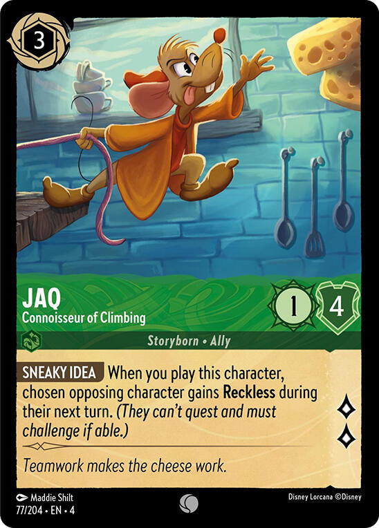 Jaq - Connoisseur of Climbing (77/204) [Ursula's Return] | All Aboard Games
