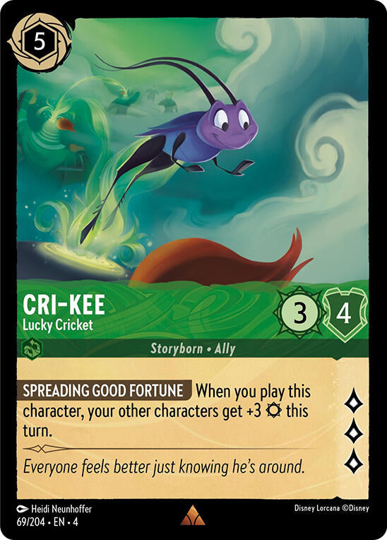 Cri-Kee - Lucky Cricket (69/204) [Ursula's Return] | All Aboard Games