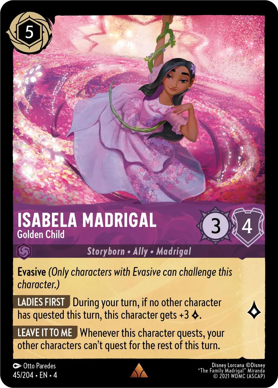 Isabella Madrigal - Golden Child (45/204) [Ursula's Return] | All Aboard Games