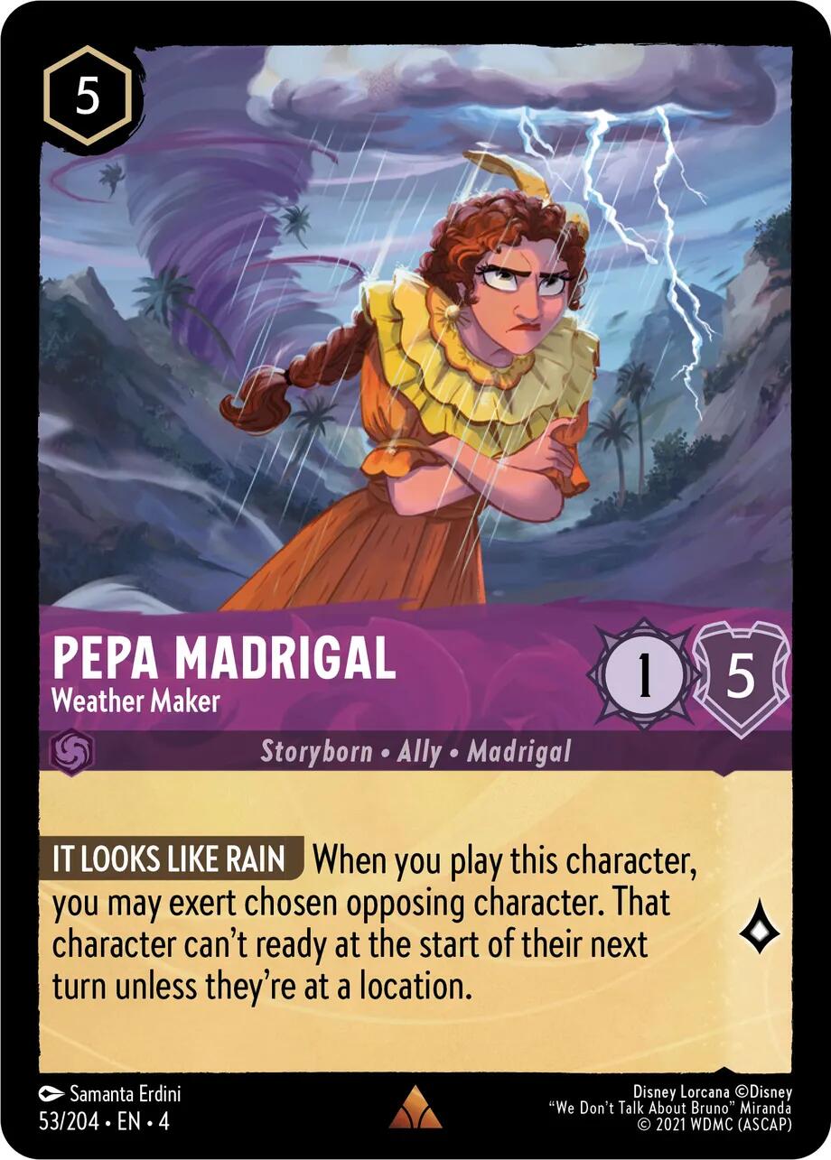 Pepa Madrigal - Weather Maker (53/204) [Ursula's Return] | All Aboard Games