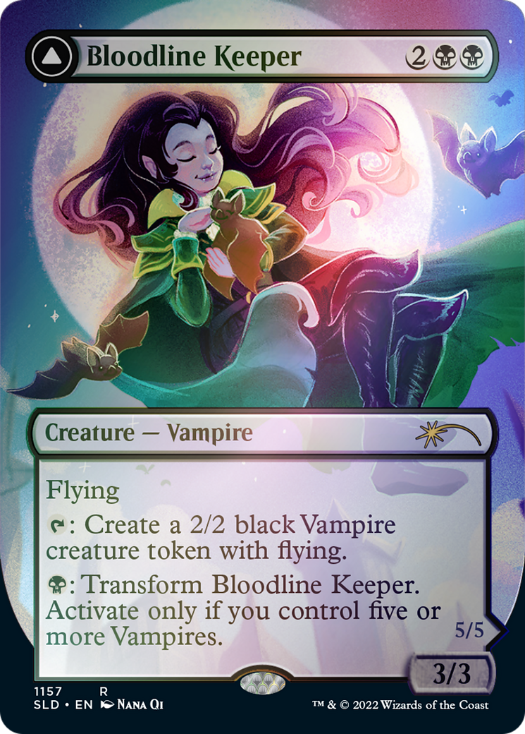Bloodline Keeper // Lord of Lineage (Borderless) [Secret Lair: From Cute to Brute] | All Aboard Games