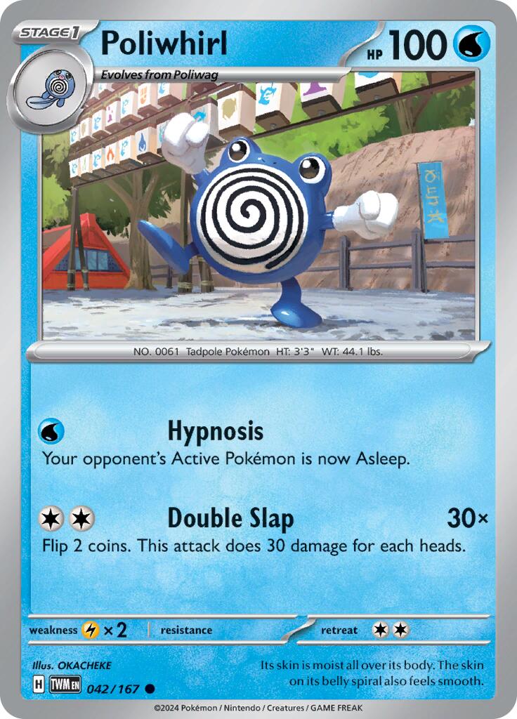 Poliwhirl (042/167) [Scarlet & Violet: Twilight Masquerade] | All Aboard Games