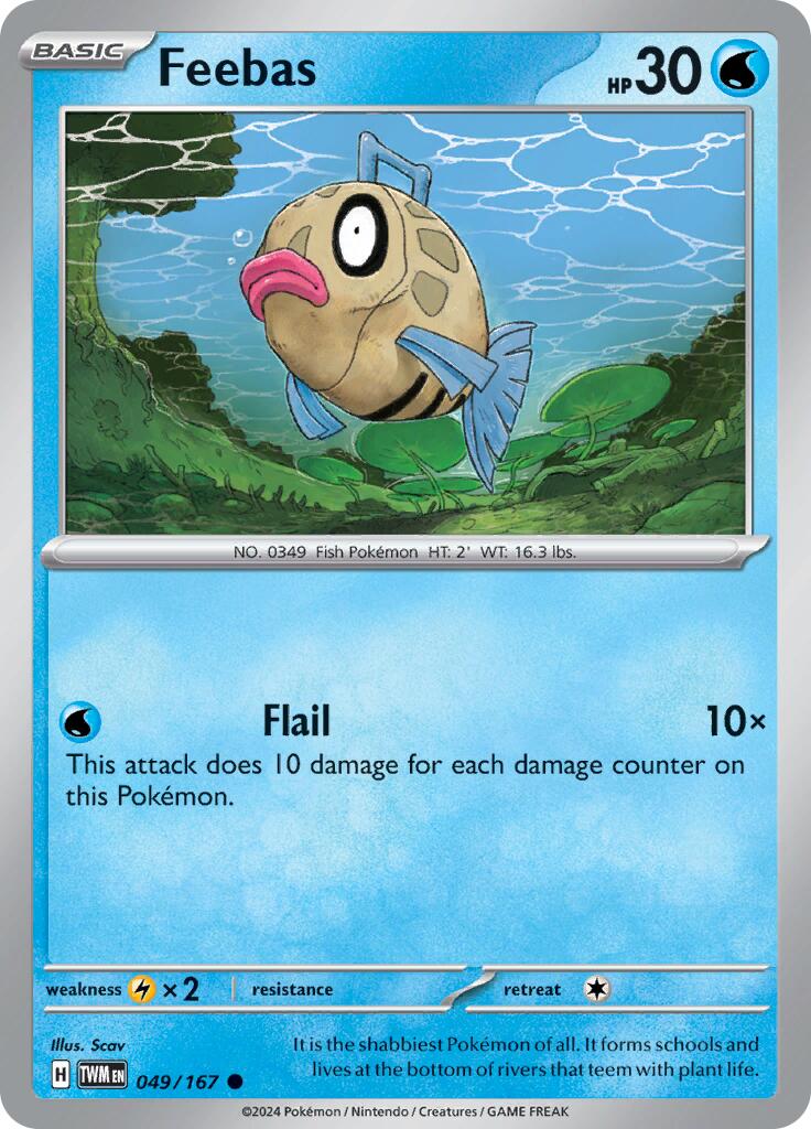 Feebas (049/167) [Scarlet & Violet: Twilight Masquerade] | All Aboard Games