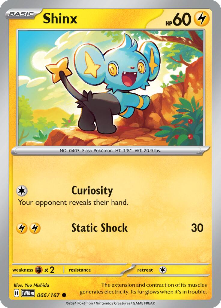 Shinx (066/167) [Scarlet & Violet: Twilight Masquerade] | All Aboard Games