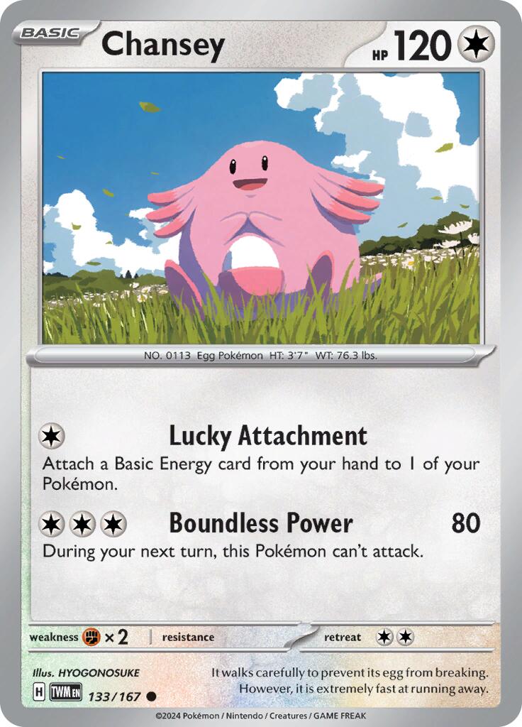 Chansey (133/167) [Scarlet & Violet: Twilight Masquerade] | All Aboard Games