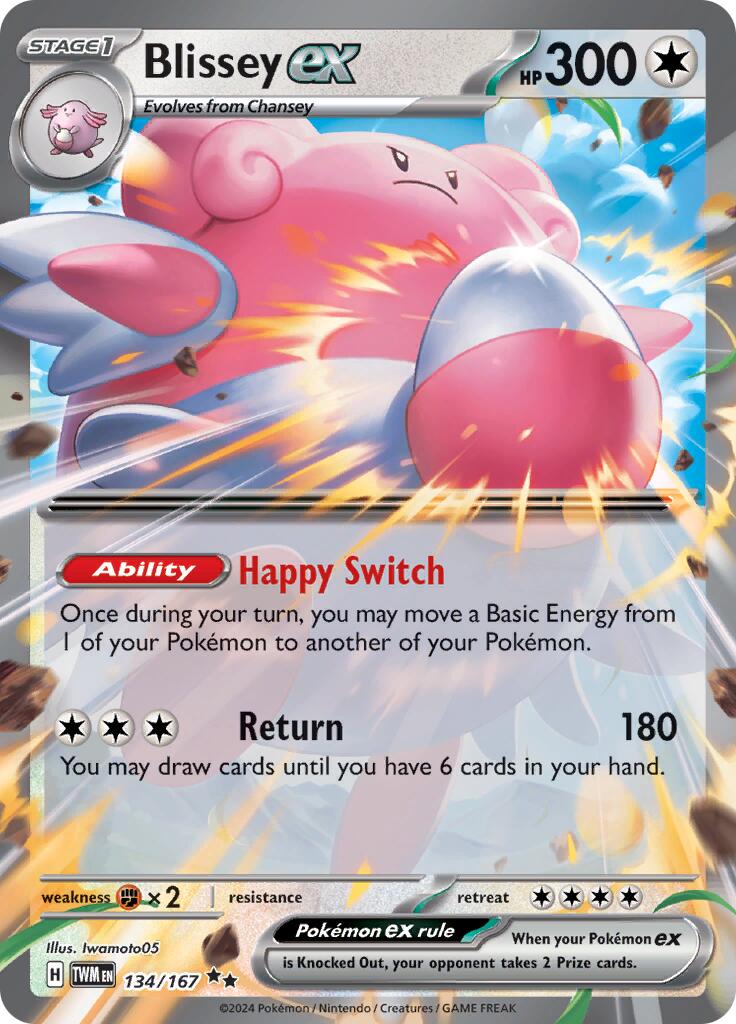 Blissey ex (134/167) [Scarlet & Violet: Twilight Masquerade] | All Aboard Games